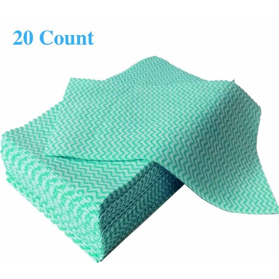 20 Count/Pack Disposable Cleaning Towels Dish Towels and Dish Cloths Reusable Towels,Handy Cleaning Wipes