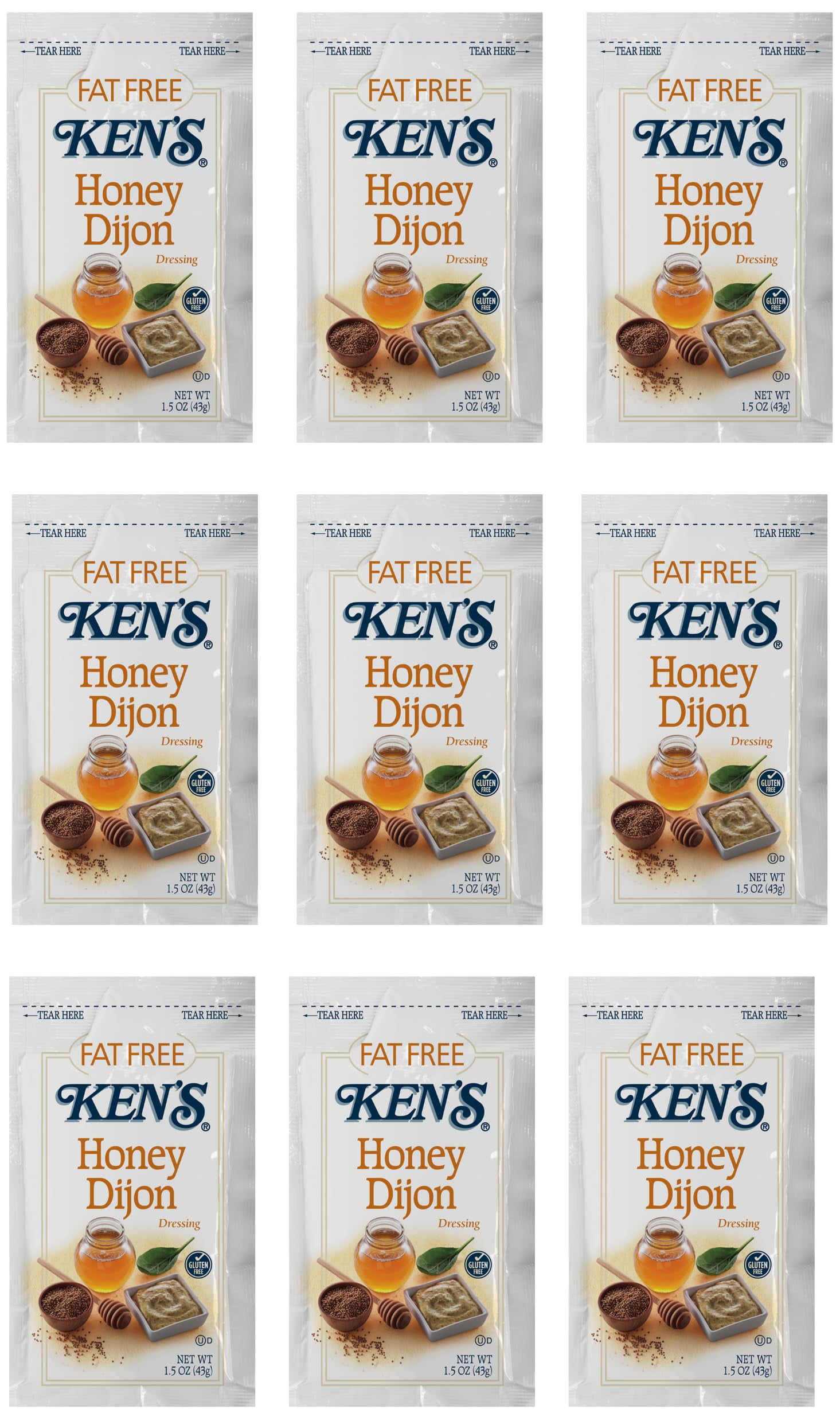 20 Count | Salad Dressing Packets | Individual Single Serve Salad ...