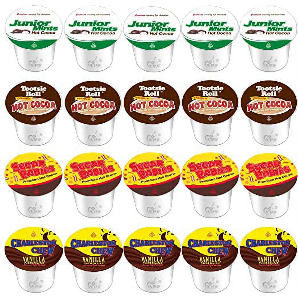 20 Count Variety KCups Keurig Hot Cocoa From Tootsie Roll, Junior