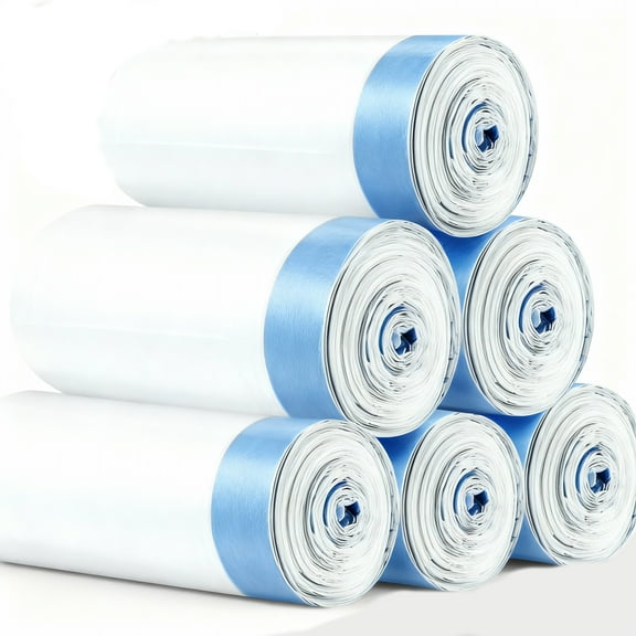 20 Count x6 Gallon Trash Bags 20 Count Heavy Duty Durable Garbage Bag Wastebasket Liners