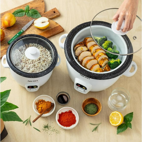 20-Cup Rice Cooker & Steamer with Bonded  Pot, Non-Stick & Easy Cleanup
