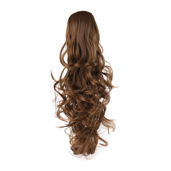 20" Curly Synthetic Clip In Claw Drawstring Ponytail Hair Extension Synthetic Hairpiece 190g with a jaw/claw clip (R10) …