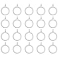 thumbnail image 1 of 20X White 25Mm Inner Plastic Curtain Rings, 1 of 8