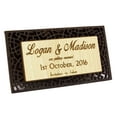 thumbnail image 1 of 20 Custom Engraved Wooden Magnet Rustic Wedding Save the Date Wooden Magnet Personalized Gift, 1 of 2