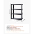 thumbnail image 1 of 20" Deep 4-Tier Garage Shelving Unit, 40"W x 57"H, Heavy Duty Storage Shelves for Home, 1 of 10