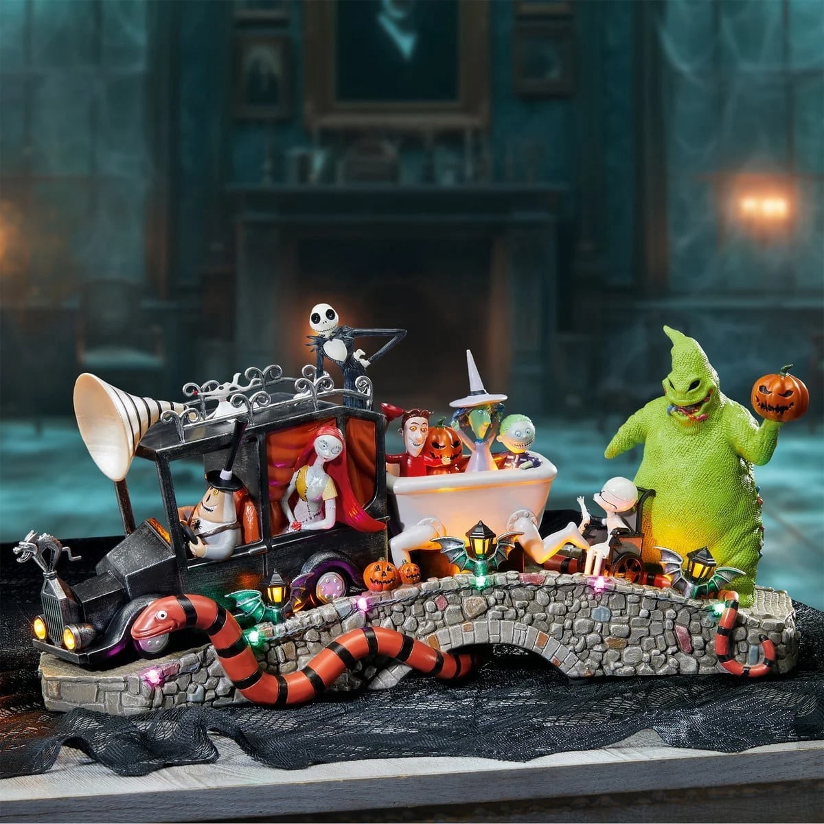 nightmare before christmas christmas themed fish tank decorations
