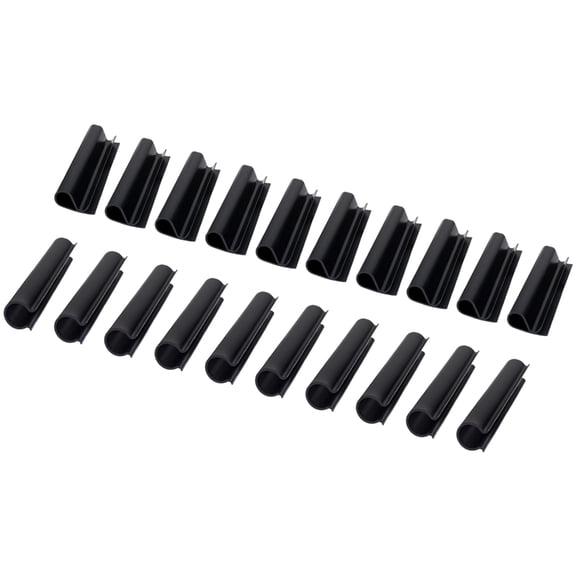 20 Divisions Winter Pool Cover Clamps Rustproof Permanent Plastic Clamps For Over Ground Pools Secure Air Security