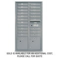 thumbnail image 1 of 20 Door Standard 4C Mailbox with 2 Parcel Lockers - Silver, 1 of 1