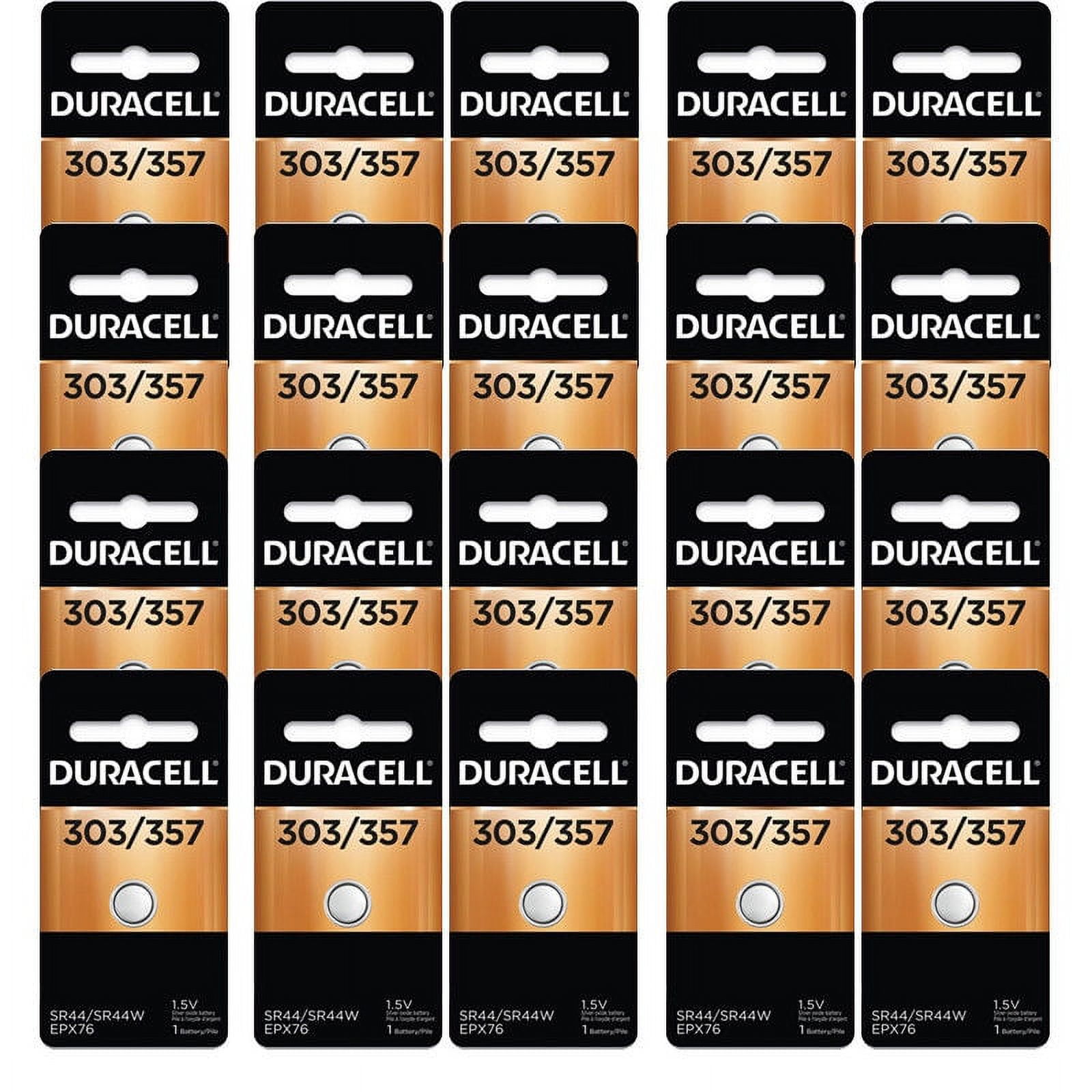 Duracell 357 Silver Oxide Button ag13 Batteries (3-Pack