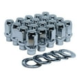 thumbnail image 1 of 20 ET Conical Bulge Long Lug Nuts 7/16"-20 with Center Washers 0.33" Shank 0.62" Dia 1.75" Length, 1 of 7