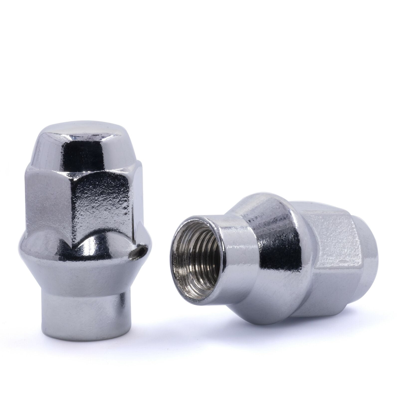 Bulge Acorn Lug Nut 7/16-20 Black 3/4 Hex Flat Top | Lug Nut Guys 24