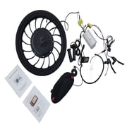 20" Electric Bike Rear Hub Motor Kit, 48V 1500W Electric Bike Integrated Wheel Conversion Kit, Electric Bicycle Hub Motor Kit with Display/Throttle,Universal Ebike Fit