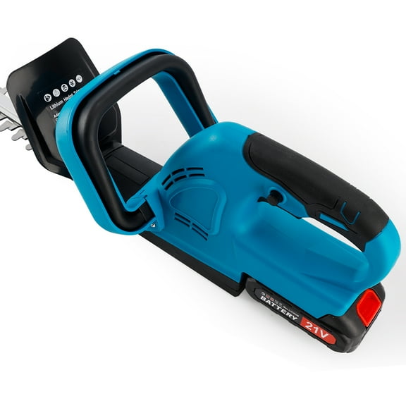 20" Electric Hedge Trimmer Power Tool with Cordless Design, 2 Batteries & Charger