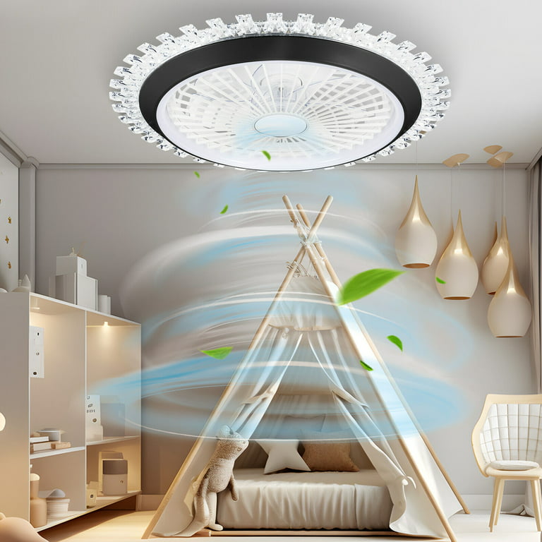 Modern Flush Mount Ceiling Fan