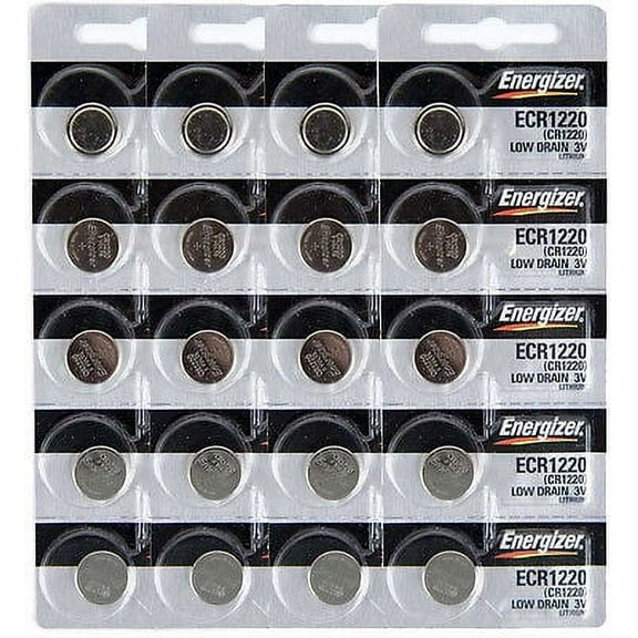 20 Energizer ECR1220 CR1220 1220 3V Lithium Watch Batteries