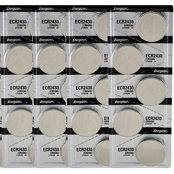 20 Energizer ECR2430 CR2430 2430 3V Lithium Watch Batteries