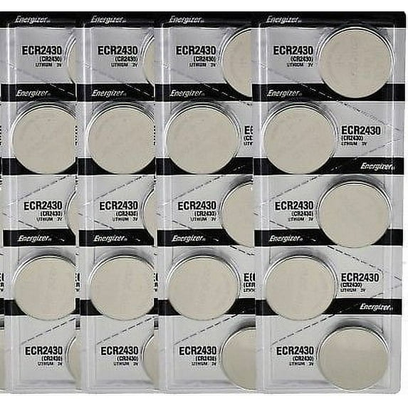 20 Energizer ECR2430 CR2430 2430 3V Lithium Watch Batteries