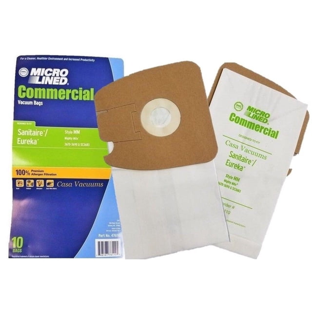 60295C - Style Mm Vacuum Bag Replacement For Eureka Mighty Mite 3670 And 3680 Series Canisters By Envirocare Part#153-9 - 9/Package