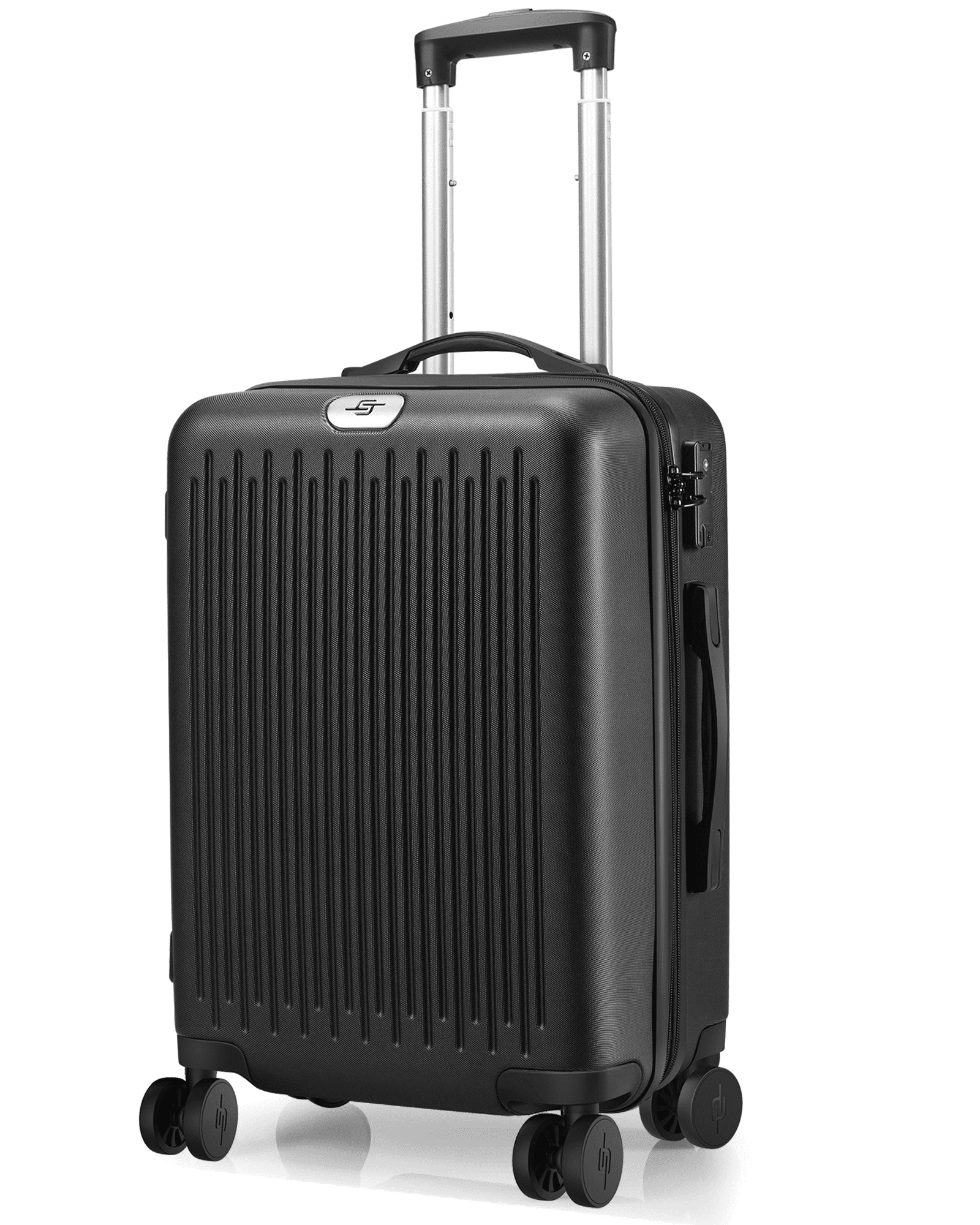 20" Expandable Carry on Luggage Lightweight Suitcase with Double