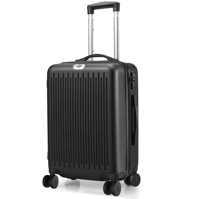 20" Expandable Carry on Luggage Lightweight Suitcase with Double