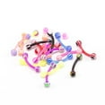 thumbnail image 1 of 20 FLEXI Curved Barbell Cartilage Eyebrow Lip Conch Labret Lip Bridge Daith, 1 of 7