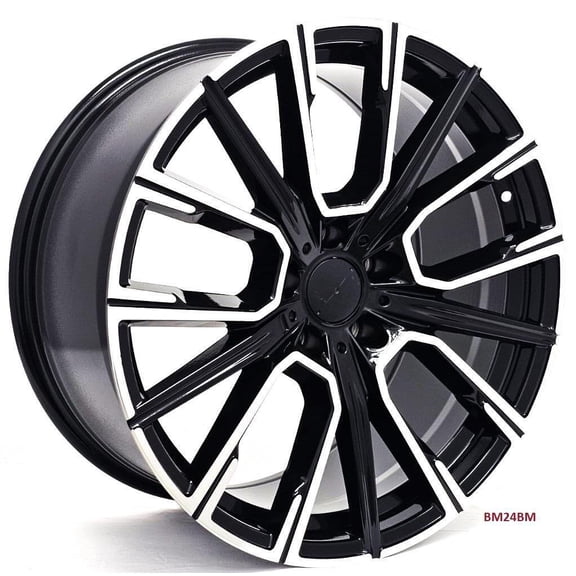 20'' wheels for BMW 640 650 GRAN COUPE XDRIVE 2013 & UP 5x120 20x8.5/9.5"