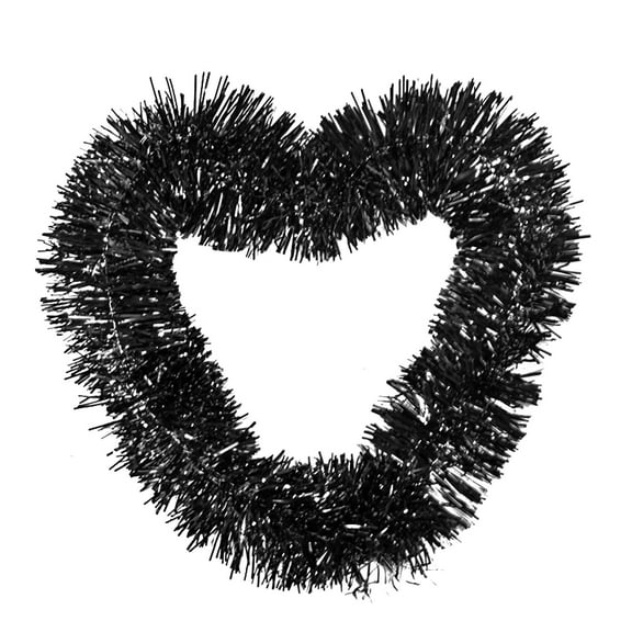 20 FT Feet Black Garland - 3 PC Lightening Halloween Tawdry Garland For Holiday Tree, Wall, Rail, Fireplace, Floats - Halloween Garland For Indoor(6.66ft * 3)