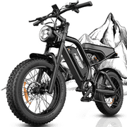 20" Fat Tire Electric Bike for Adults, 1500W Adults Ebike, 48V 13Ah Battery Electric Mountain Bike UL2849