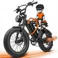 thumbnail image 1 of 20" Fat Tire Electric Mountain Bike for Adults, 750W Motor 25 MPH Electric Bike, Removable 48V 15AH Battery, Dual Suspension & 7-Speed, UL 2849, 1 of 7