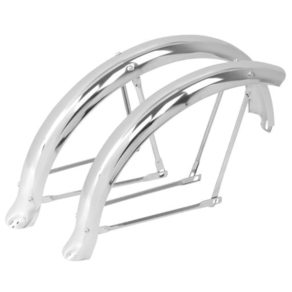 OG Lowrider Classic Flared Adjustable 20" Fender Set 68mm Chrome