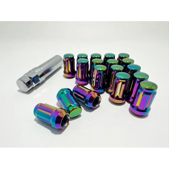20 Fits Toyota Camry Corolla Matrix Tc Neo Chrome 6 Spline Tuner Lug Nut 12x1.5