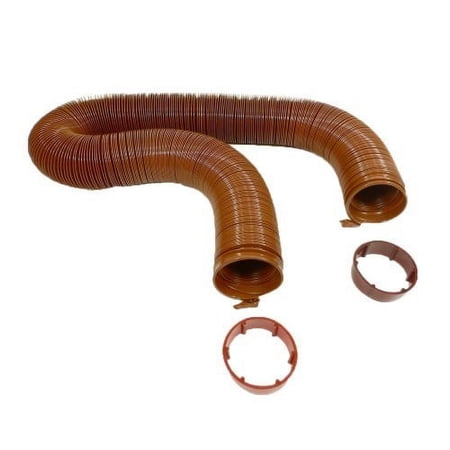 20 Foot Extra Thick Leak Proof RV Sewer Hose Motorhome Sewage Extension Hose (Includes Sizing Rings)