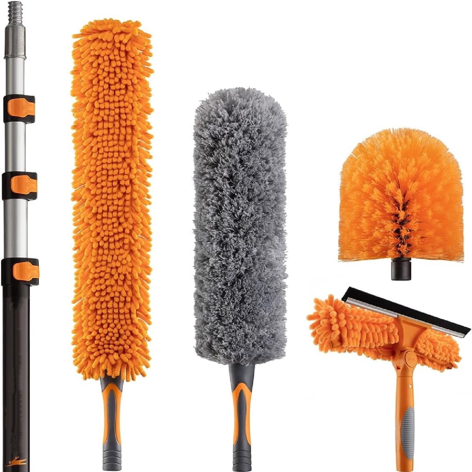 20 Foot High Reach Duster Kit with 4-12 ft Extension Pole // High ...