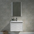 thumbnail image 1 of 20" Freestanding Bathroom Vanity with Sink - Glossy White, 1 of 9