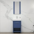 thumbnail image 1 of 20" Freestanding Bathroom Vanity with Sink & Medicine Cabinet - Navy Blue, 1 of 3