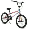 thumbnail image 1 of 20" Freestyle BMX Bike with 4 Pegs,Kids Bicycle for Teen Beginner, Age 7-14 Years,Multicolor, 1 of 9