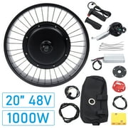 20 Front Wheel E-Bike Electric Bicycle Conversion Kit Hub Motor 48V 1000W