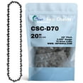 thumbnail image 1 of 20" Full Chisel chainaw Chain D70 Replacement for Echo CS-706 chainaws - (20 inch, 3/8" Pitch, 0.050" Gauge, 70 Drive Links), 1 of 8