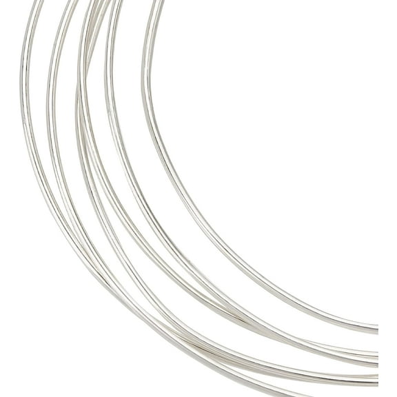 20 Gague 999 Sterling Silver Wire 3.28 Feet Pure Silver Sterling Wire Round Craft Wire for Wrap Jewelry Making Spool Project Bracelets and Earrings