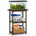 thumbnail image 1 of 20 Gal-2 Tier Rustic Brown Aquarium Stand, 1 of 7