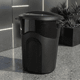 thumbnail image 1 of 20 Gallon/80 Quart/75.71 L Heavy Duty Plastic Storage Bin with Latching Lid, Stackable Organizing Container for Home, Garage, and Office, Black/Clear, 1 of 6