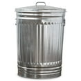thumbnail image 1 of 20 Gallon Galvanized Steel Trash Can with Lid, Silver, 17.5 inch*17.5 inch*23.5 inch$$Storage, 1 of 7