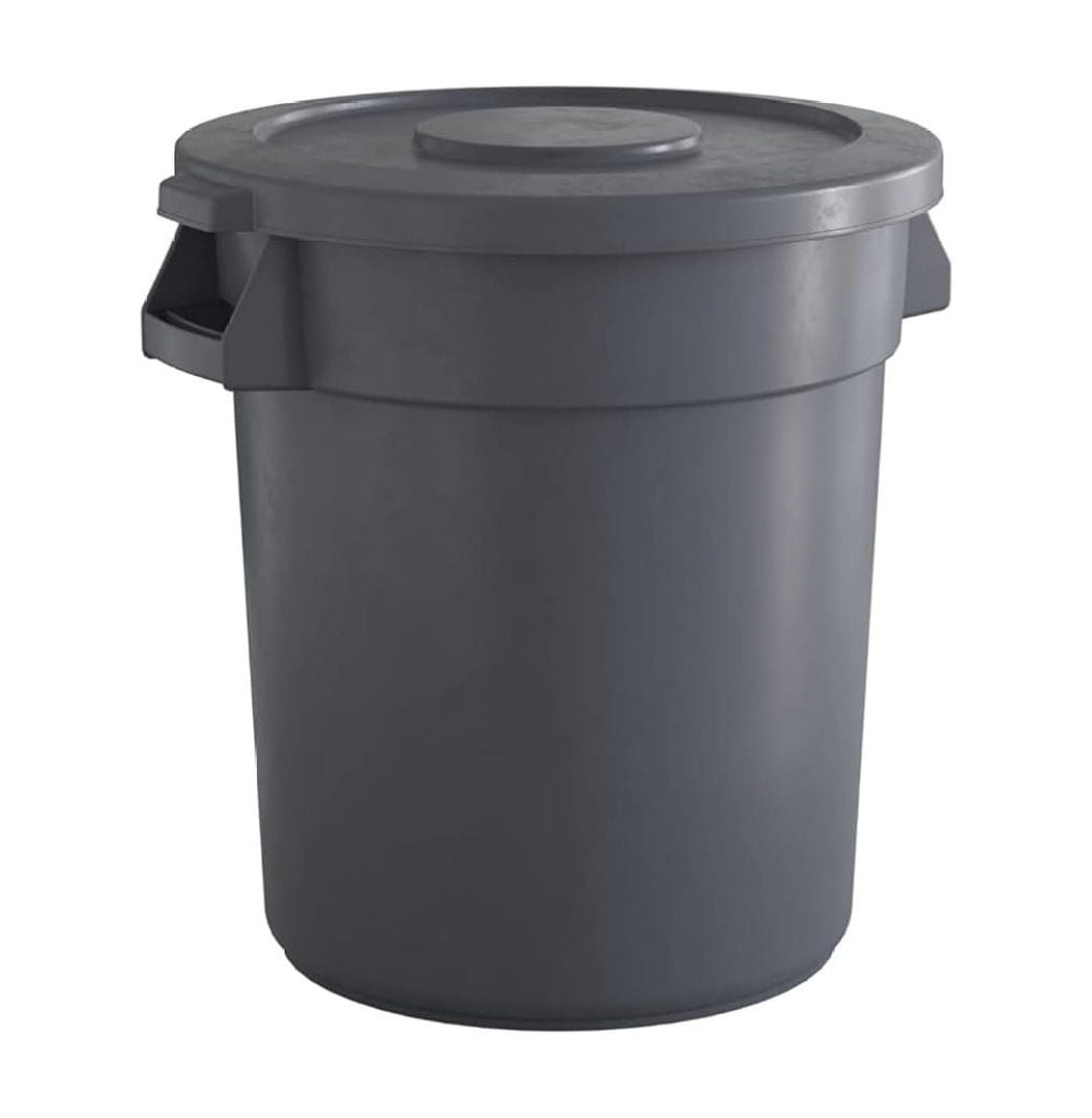 20 Gallon Orange Round Trash Can - Commercial Kitchen & Indoor Use, Durable Plastic Waste Bin