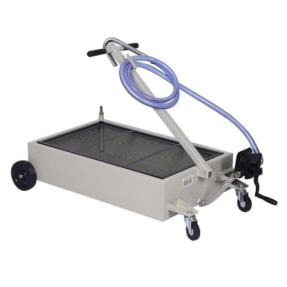 20-Gallon Low-Profile Oil Drain with Pump gray