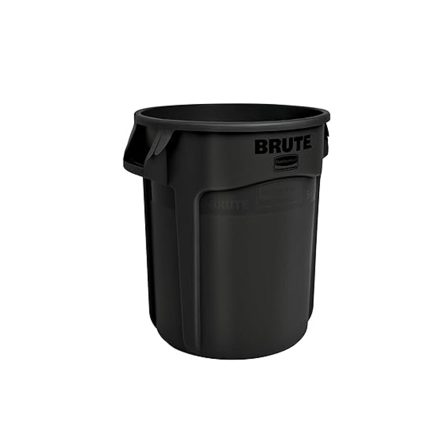 20 Gallon Round Trash Can - Heavy Duty Brute Waste Container for Home, Office, Construction - Black