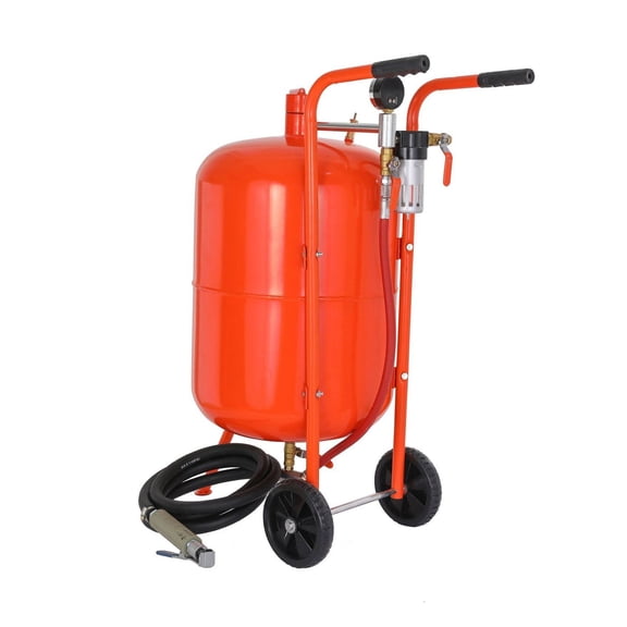 20 Gallon Sand Blaster Kit, 60-110 PSI Portable Abrasive Blaster, with 4 Ceramic Nozzles & Oil-Water Separator, for Rust, Paint, Stain Removal, Surface Prep