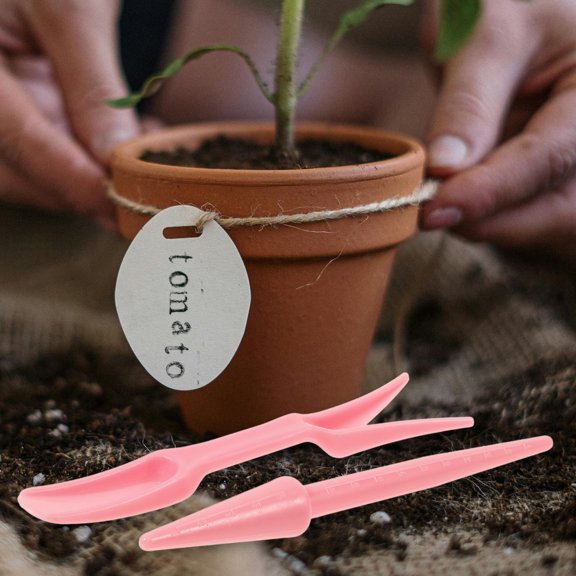 PENIKOKO 20Pcs Red Handy Garden Weeder Tool Set for Vegetable Garden and Household Flowerpot Plant Care