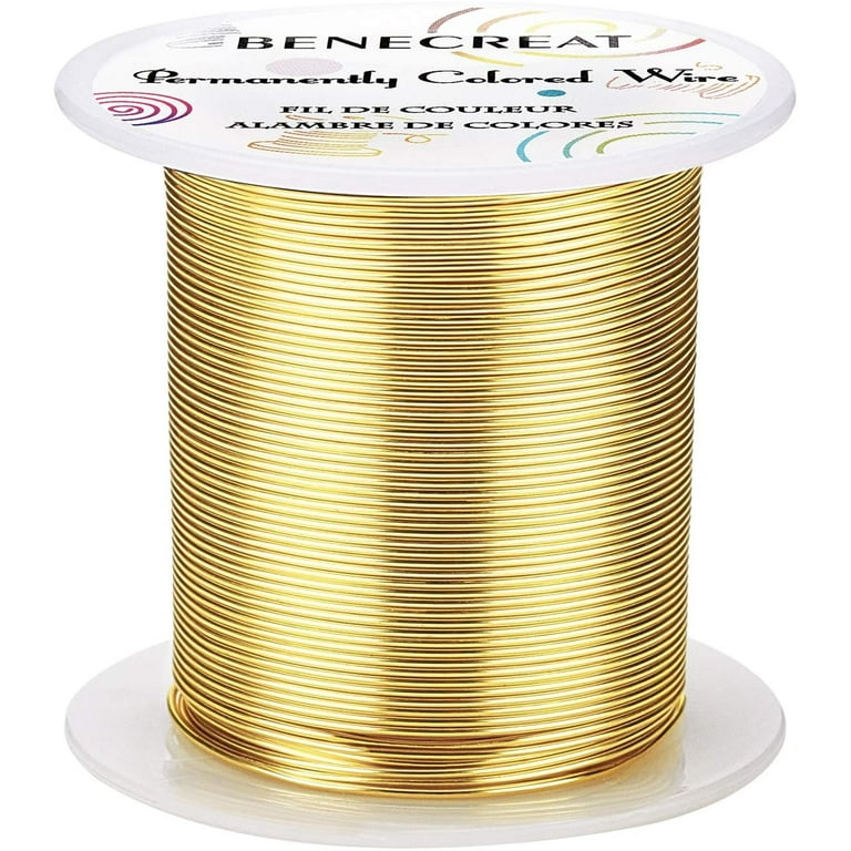 20 Gauge 32 Yards Tarnish Resistant Gold Wire Jewelry Beading Wire for  Beading Wrapping and Other Jewelry Craft Making 