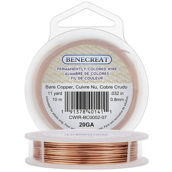 20 Gauge Bare Copper Wire Dead Soft Solid Copper Beading Wire