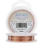 SUNNYCLUE 20 Gauge Bare Copper Wire Solid Copper Wire for Jewelry Craft Making 33-Feet/11-Yard